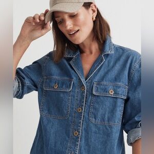 Madewell Blue Jean Jacket Classic Denim Style xs